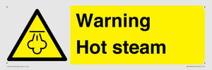Warning Hot steam